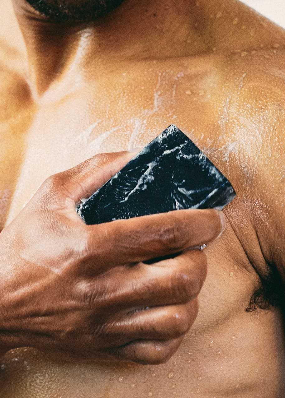 Purifying Charcoal Soap Bar for Men - Image 2